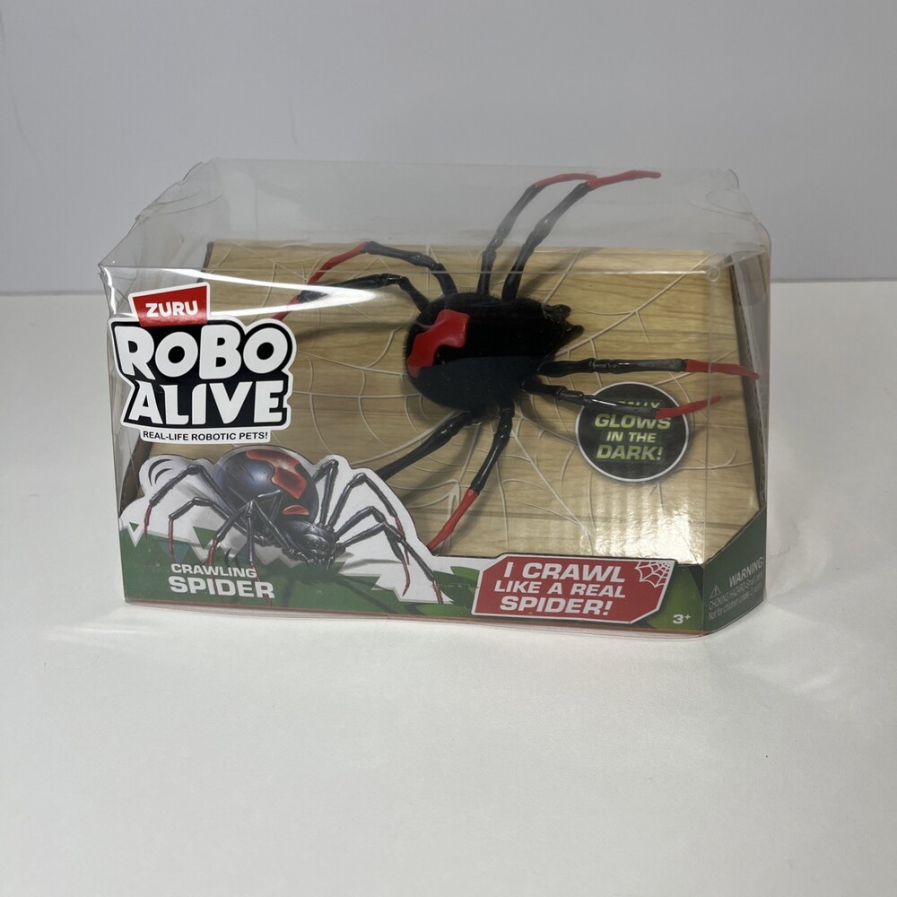 NEW Robo Alive Crawling Spider  Sealed Toy Halloween Robot Prank